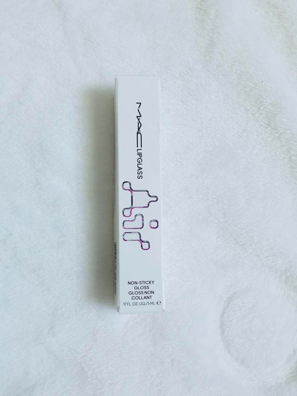 MAC Cosmetics Lipglass Air Non-Sticky Lipgloss - Zephyr - NIB